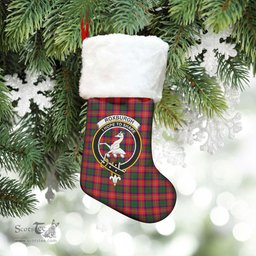 Scottish Roxburgh District Clan Tartan Crest Christmas Stocking - Tartan Plaid Christmas Decor Scottish Plaid Tartan Plaid - ScotsTee - scotstee.com