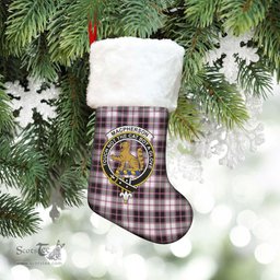 Scottish MacPherson Hunting Modern Clan Tartan Crest Christmas Stocking - Tartan Plaid Christmas Decor Scottish Plaid Tartan Plaid - ScotsTee - scotstee.com