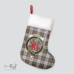 Scottish MacDuff Dress Ancient Clan Tartan Crest Christmas Stocking - Tartan Plaid Christmas Decor Scottish Plaid Tartan Plaid - ScotsTee - scotstee.com