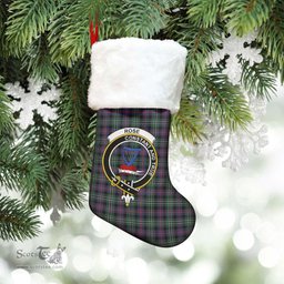 Scottish Rose Hunting Modern Clan Tartan Crest Christmas Stocking - Tartan Plaid Christmas Decor Scottish Plaid Tartan Plaid - ScotsTee - scotstee.com
