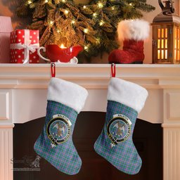 Scottish Ralston Clan Tartan Crest Christmas Stocking - Tartan Plaid Christmas Decor Scottish Plaid Tartan Plaid - ScotsTee - scotstee.com