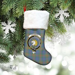 Scottish Stewart of Appin Hunting Ancient Clan Tartan Crest Christmas Stocking - Tartan Plaid Christmas Decor Scottish Plaid Tartan Plaid - ScotsTee - scotstee.com