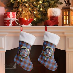 Scottish Trotter Clan Tartan Crest Christmas Stocking - Tartan Plaid Christmas Decor Scottish Plaid Tartan Plaid - ScotsTee - scotstee.com