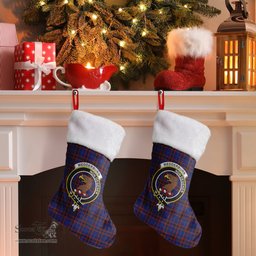 Scottish Wedderburn Clan Tartan Crest Christmas Stocking - Tartan Plaid Christmas Decor Scottish Plaid Tartan Plaid - ScotsTee - scotstee.com