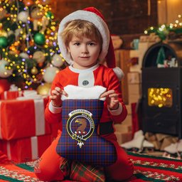 Scottish Wedderburn Clan Tartan Crest Christmas Stocking - Tartan Plaid Christmas Decor Scottish Plaid Tartan Plaid - ScotsTee - scotstee.com