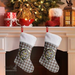 Scottish Stewart Dress Modern Clan Tartan Crest Christmas Stocking - Tartan Plaid Christmas Decor Scottish Plaid Tartan Plaid - ScotsTee - scotstee.com