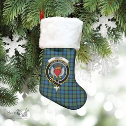 Scottish Smith Ancient Clan Tartan Crest Christmas Stocking - Tartan Plaid Christmas Decor Scottish Plaid Tartan Plaid - ScotsTee - scotstee.com