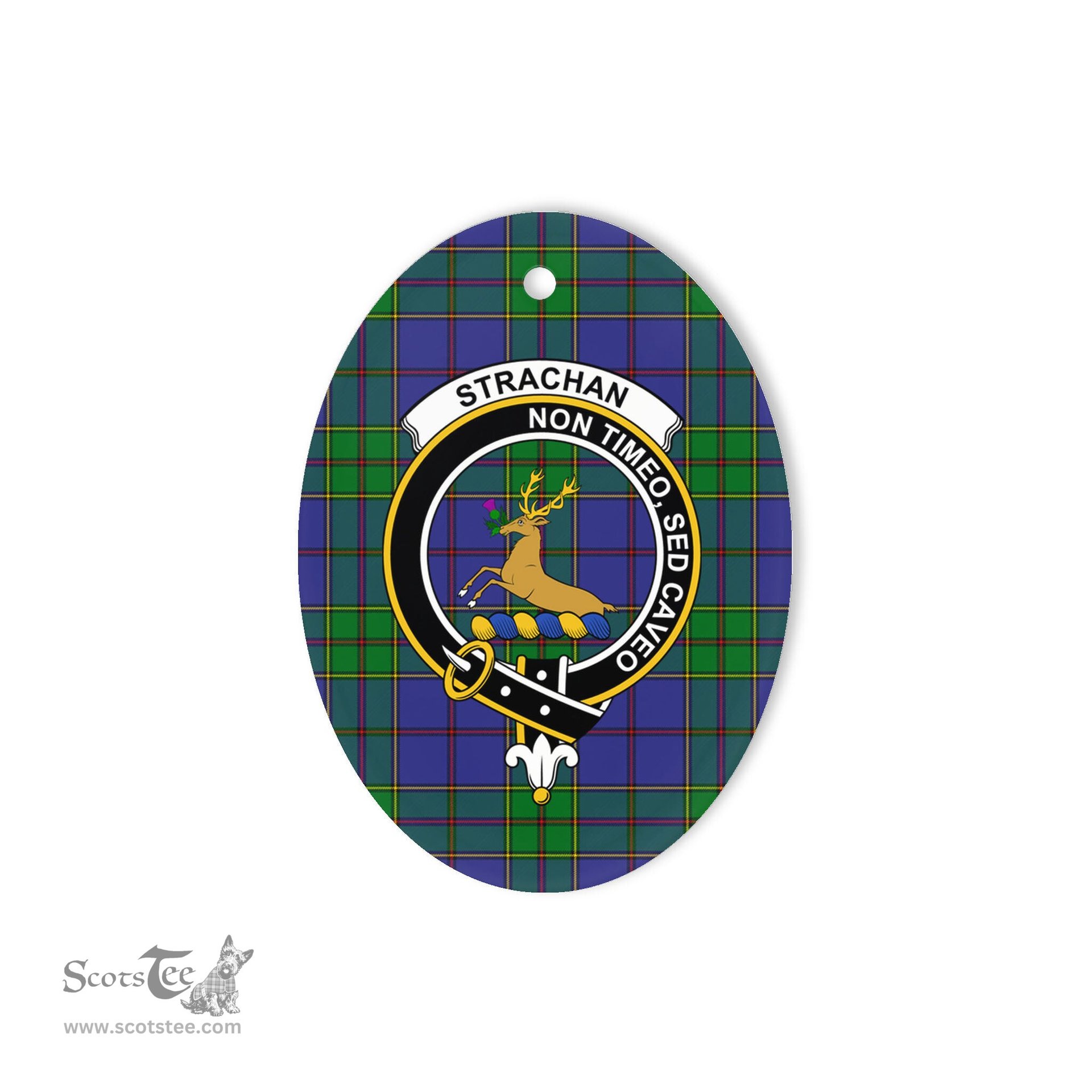 Strachan Scottish Clan Plaid Ornament Gift. Christmas Tree Ornament Strachan Clan Tartan Ornament,  ceramic ornament, personalized christmas ornaments, christmas tree ornaments, christmas door decorations, Plaid Ornament, Tartan Ceramic Ornament