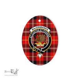 Marjoribanks Scottish Clan Plaid Ornament Gift. Christmas Tree Ornament Marjoribanks Clan Tartan Ornament,  ceramic ornament, personalized christmas ornaments, christmas tree ornaments, christmas door decorations, Plaid Ornament, Tartan Ceramic Ornament
