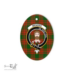 Menzies Scottish Clan Plaid Ornament Gift. Christmas Tree Ornament Menzies Clan Tartan Ornament,  ceramic ornament, personalized christmas ornaments, christmas tree ornaments, christmas door decorations, Plaid Ornament, Tartan Ceramic Ornament