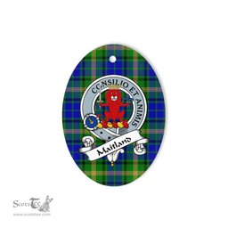 Maitland Scottish Clan Badge Plaid Ornament Gift. Christmas Tree Ornament Maitland Tartan Ornament,  ceramic ornament, personalized christmas ornaments, christmas tree ornaments, christmas door decorations, Plaid Ornament, Tartan Ceramic Ornament