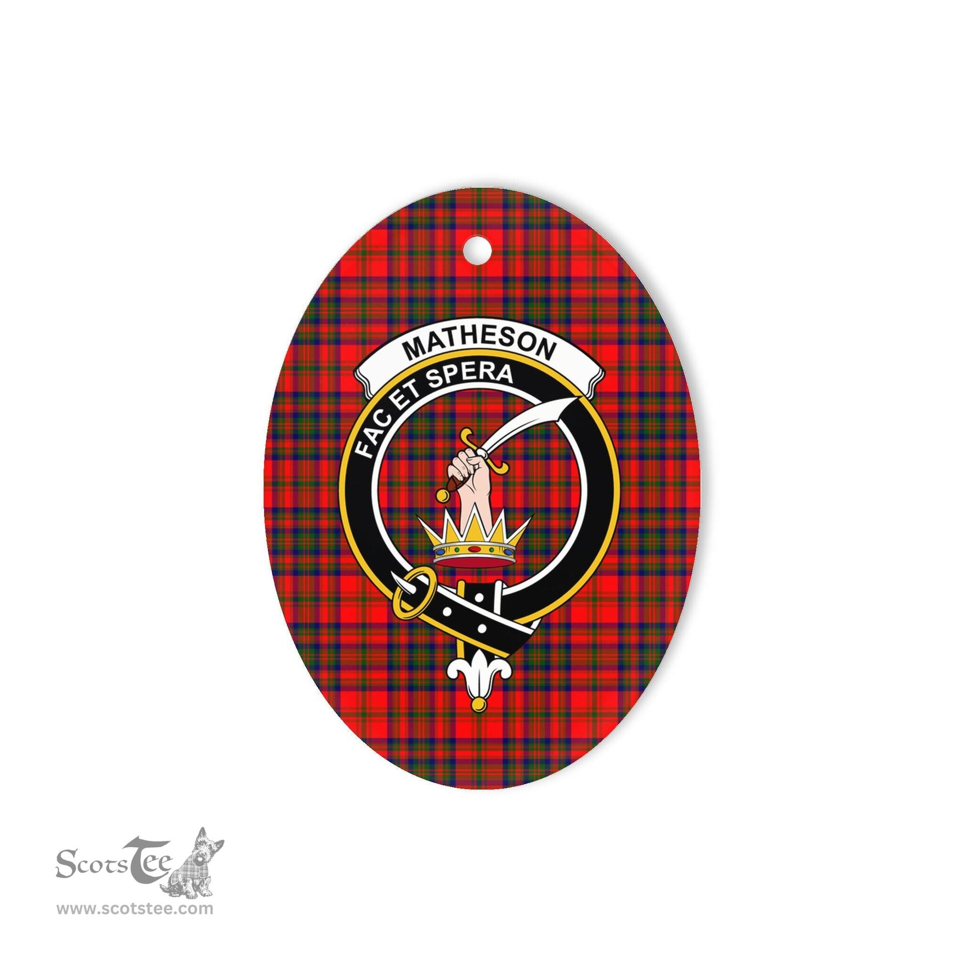 Matheson Scottish Clan Plaid Ornament Gift. Christmas Tree Ornament Matheson Clan Tartan Ornament,  ceramic ornament, personalized christmas ornaments, christmas tree ornaments, christmas door decorations, Plaid Ornament, Tartan Ceramic Ornament