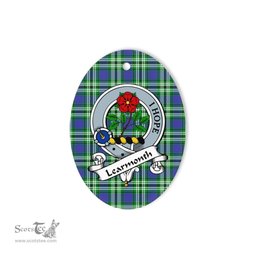 Learmonth Scottish Clan Badge Plaid Ornament Gift. Christmas Tree Ornament Learmonth Tartan Ornament,  ceramic ornament, personalized christmas ornaments, christmas tree ornaments, christmas door decorations, Plaid Ornament, Tartan Ceramic Ornament