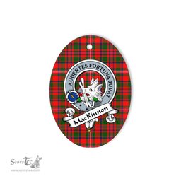 MacKinnon Scottish Clan Badge Plaid Ornament Gift. Christmas Tree Ornament MacKinnon Tartan Ornament,  ceramic ornament, personalized christmas ornaments, christmas tree ornaments, christmas door decorations, Plaid Ornament, Tartan Ceramic Ornament