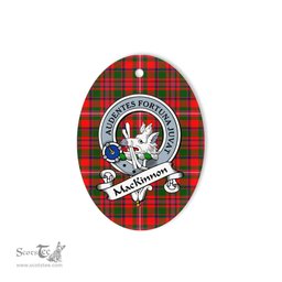 MacKinnon Scottish Clan Badge Plaid Ornament Gift. Christmas Tree Ornament MacKinnon Tartan Ornament,  ceramic ornament, personalized christmas ornaments, christmas tree ornaments, christmas door decorations, Plaid Ornament, Tartan Ceramic Ornament