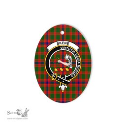 Skene Scottish Clan Plaid Ornament Gift. Christmas Tree Ornament Skene Clan Tartan Ornament,  ceramic ornament, personalized christmas ornaments, christmas tree ornaments, christmas door decorations, Plaid Ornament, Tartan Ceramic Ornament