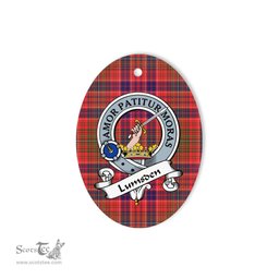 Lumsden Scottish Clan Badge Plaid Ornament Gift. Christmas Tree Ornament Lumsden Tartan Ornament,  ceramic ornament, personalized christmas ornaments, christmas tree ornaments, christmas door decorations, Plaid Ornament, Tartan Ceramic Ornament