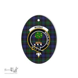 Mowat Scottish Clan Plaid Ornament Gift. Christmas Tree Ornament Mowat Clan Tartan Ornament,  ceramic ornament, personalized christmas ornaments, christmas tree ornaments, christmas door decorations, Plaid Ornament, Tartan Ceramic Ornament