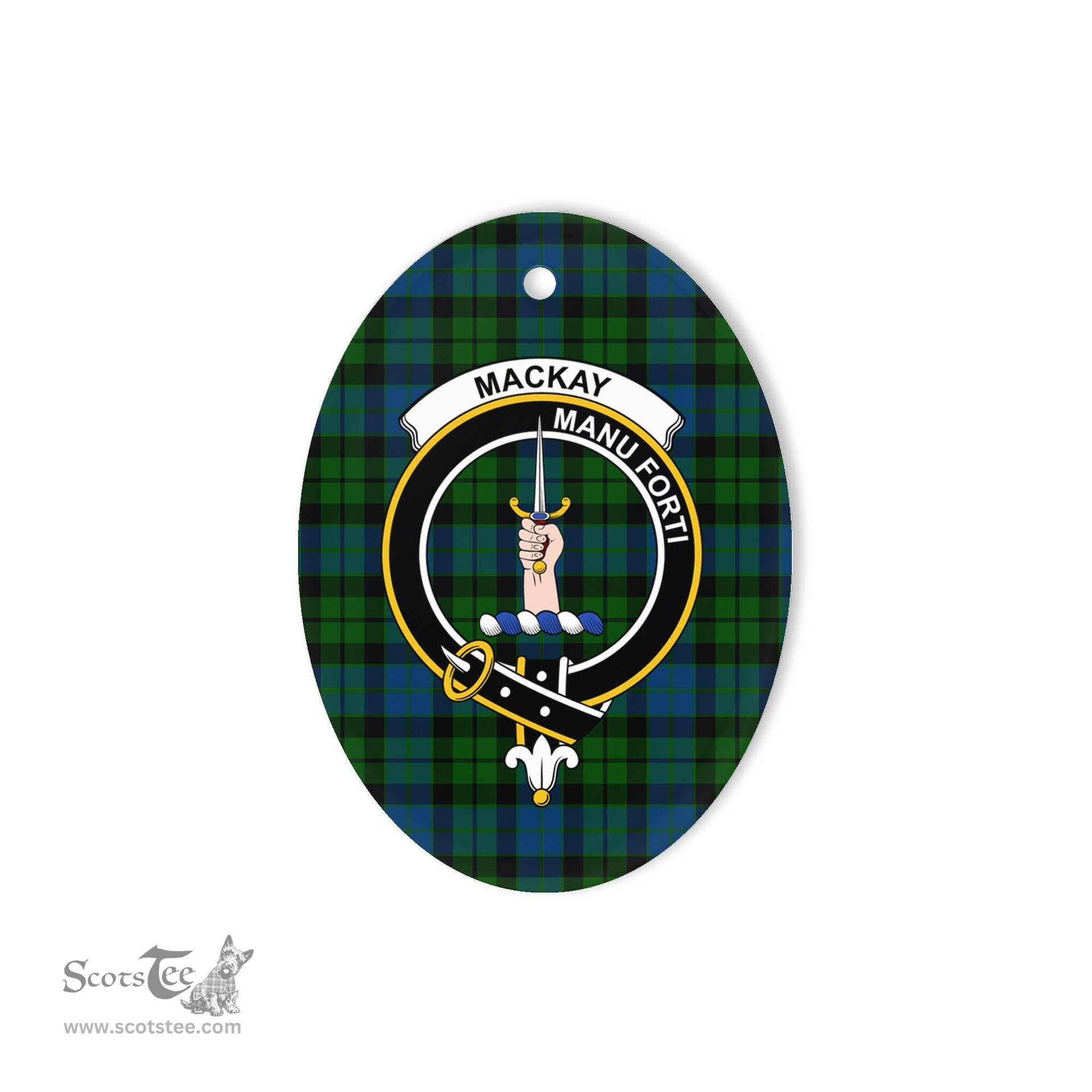 MacKay Scottish Clan Plaid Ornament Gift. Christmas Tree Ornament MacKay Clan Tartan Ornament,  ceramic ornament, personalized christmas ornaments, christmas tree ornaments, christmas door decorations, Plaid Ornament, Tartan Ceramic Ornament