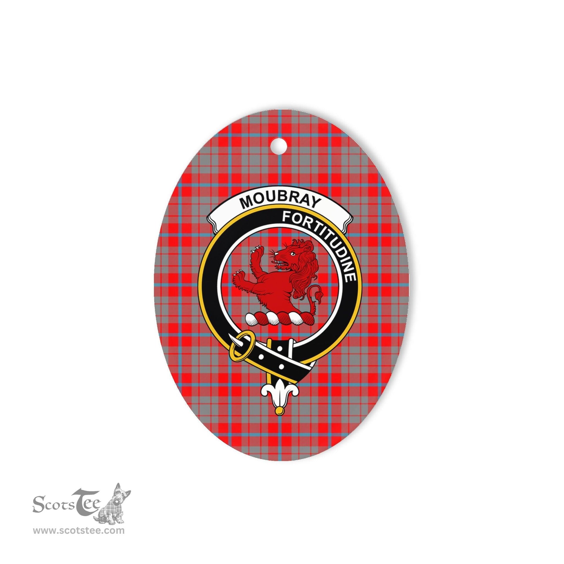 Moubray Scottish Clan Plaid Ornament Gift. Christmas Tree Ornament Moubray Clan Tartan Ornament,  ceramic ornament, personalized christmas ornaments, christmas tree ornaments, christmas door decorations, Plaid Ornament, Tartan Ceramic Ornament