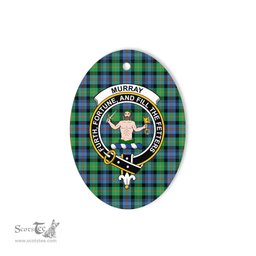 Murray of Atholl Scottish Clan Plaid Ornament Gift. Christmas Tree Ornament Murray Clan Tartan Ornament,  ceramic ornament, personalized christmas ornaments, christmas tree ornaments, christmas door decorations, Plaid Ornament, Tartan Ceramic Ornament