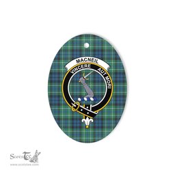 MacNeil of Colonsay Scottish Clan Plaid Ornament Gift. Christmas Tree Ornament MacNeil of Colonsay Clan Tartan Ornament,  ceramic ornament, personalized christmas ornaments, christmas tree ornaments, christmas door decorations, Plaid Ornament, Tartan Ceramic Ornament