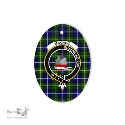 MacNeil of Barra Scottish Clan Plaid Ornament Gift. Christmas Tree Ornament MacNeil of Barra Clan Tartan Ornament,  ceramic ornament, personalized christmas ornaments, christmas tree ornaments, christmas door decorations, Plaid Ornament, Tartan Ceramic Ornament