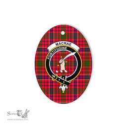 MacRae Scottish Clan Plaid Ornament Gift. Christmas Tree Ornament MacRae Clan Tartan Ornament,  ceramic ornament, personalized christmas ornaments, christmas tree ornaments, christmas door decorations, Plaid Ornament, Tartan Ceramic Ornament