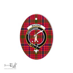 MacRae Scottish Clan Plaid Ornament Gift. Christmas Tree Ornament MacRae Clan Tartan Ornament,  ceramic ornament, personalized christmas ornaments, christmas tree ornaments, christmas door decorations, Plaid Ornament, Tartan Ceramic Ornament