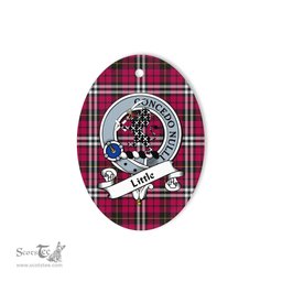 Little Scottish Clan Badge Plaid Ornament Gift. Christmas Tree Ornament Little Tartan Ornament,  ceramic ornament, personalized christmas ornaments, christmas tree ornaments, christmas door decorations, Plaid Ornament, Tartan Ceramic Ornament