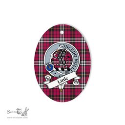 Little Scottish Clan Badge Plaid Ornament Gift. Christmas Tree Ornament Little Tartan Ornament,  ceramic ornament, personalized christmas ornaments, christmas tree ornaments, christmas door decorations, Plaid Ornament, Tartan Ceramic Ornament