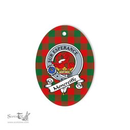 Moncreiffe Scottish Clan Badge Plaid Ornament Gift. Christmas Tree Ornament Moncreiffe Tartan Ornament,  ceramic ornament, personalized christmas ornaments, christmas tree ornaments, christmas door decorations, Plaid Ornament, Tartan Ceramic Ornament