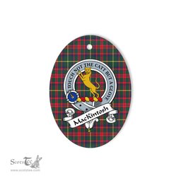 MacKintosh Scottish Clan Badge Plaid Ornament Gift. Christmas Tree Ornament MacKintosh Tartan Ornament,  ceramic ornament, personalized christmas ornaments, christmas tree ornaments, christmas door decorations, Plaid Ornament, Tartan Ceramic Ornament
