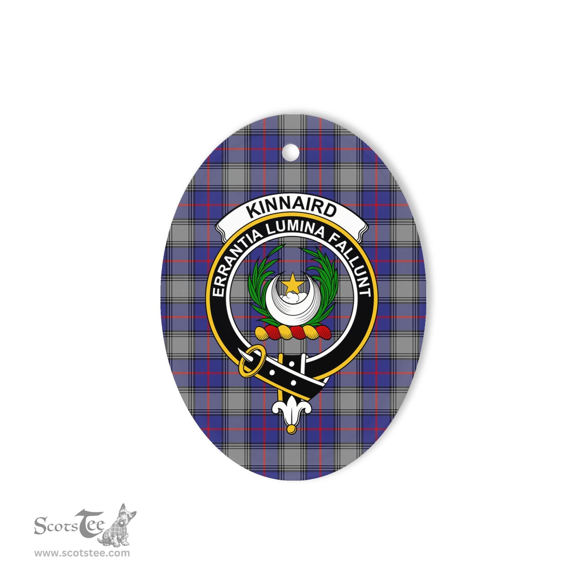 Kinnaird Scottish Clan Plaid Ornament Gift. Christmas Tree Ornament Kinnaird Clan Tartan Ornament,  ceramic ornament, personalized christmas ornaments, christmas tree ornaments, christmas door decorations, Plaid Ornament, Tartan Ceramic Ornament