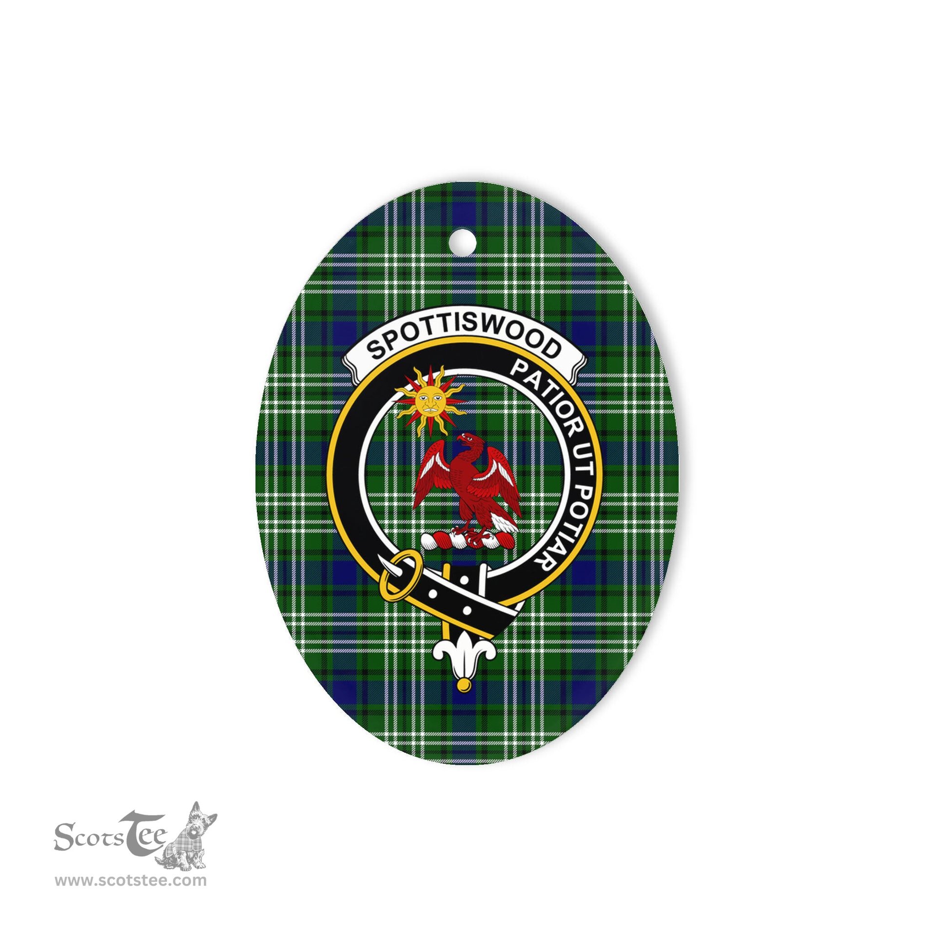 Spottiswood Scottish Clan Plaid Ornament Gift. Christmas Tree Ornament Spottiswood Clan Tartan Ornament,  ceramic ornament, personalized christmas ornaments, christmas tree ornaments, christmas door decorations, Plaid Ornament, Tartan Ceramic Ornament