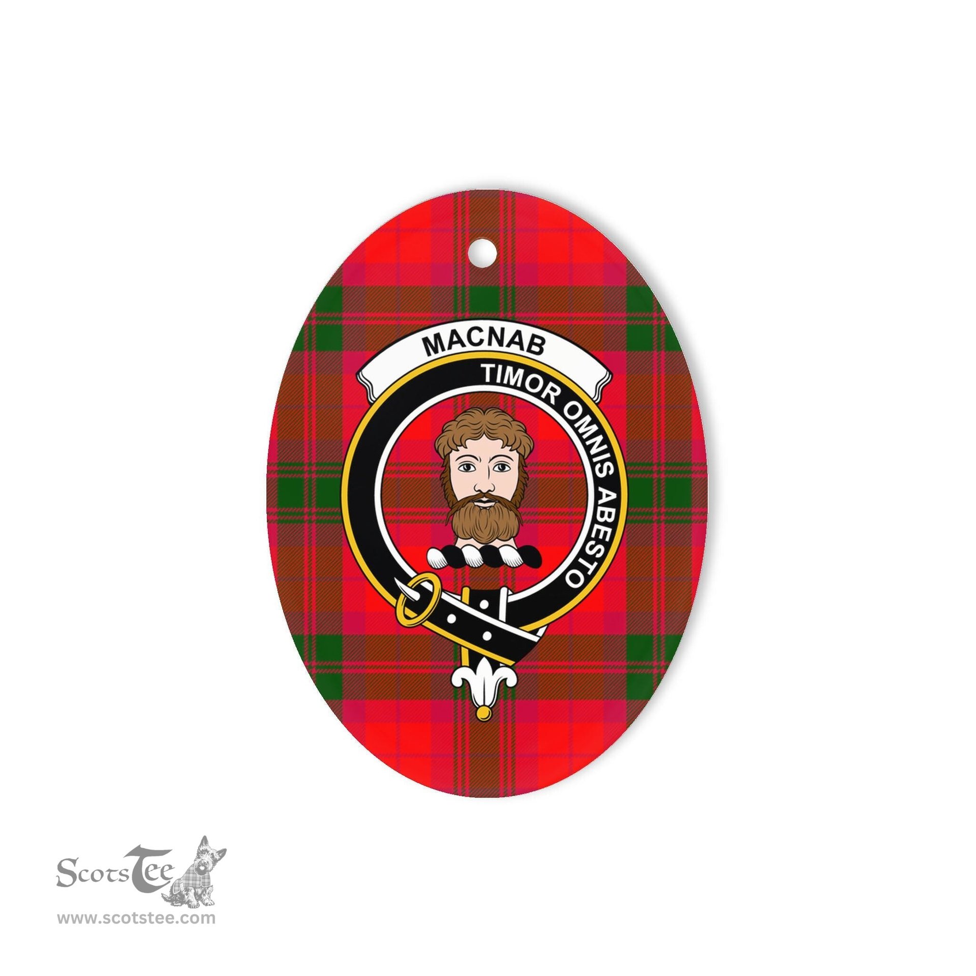MacNab Scottish Clan Plaid Ornament Gift. Christmas Tree Ornament MacNab Clan Tartan Ornament,  ceramic ornament, personalized christmas ornaments, christmas tree ornaments, christmas door decorations, Plaid Ornament, Tartan Ceramic Ornament
