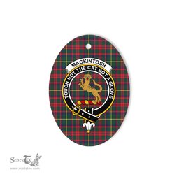 MacKintosh Scottish Clan Plaid Ornament Gift. Christmas Tree Ornament MacKintosh Clan Tartan Ornament,  ceramic ornament, personalized christmas ornaments, christmas tree ornaments, christmas door decorations, Plaid Ornament, Tartan Ceramic Ornament