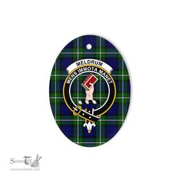 Meldrum Scottish Clan Plaid Ornament Gift. Christmas Tree Ornament Meldrum Clan Tartan Ornament,  ceramic ornament, personalized christmas ornaments, christmas tree ornaments, christmas door decorations, Plaid Ornament, Tartan Ceramic Ornament