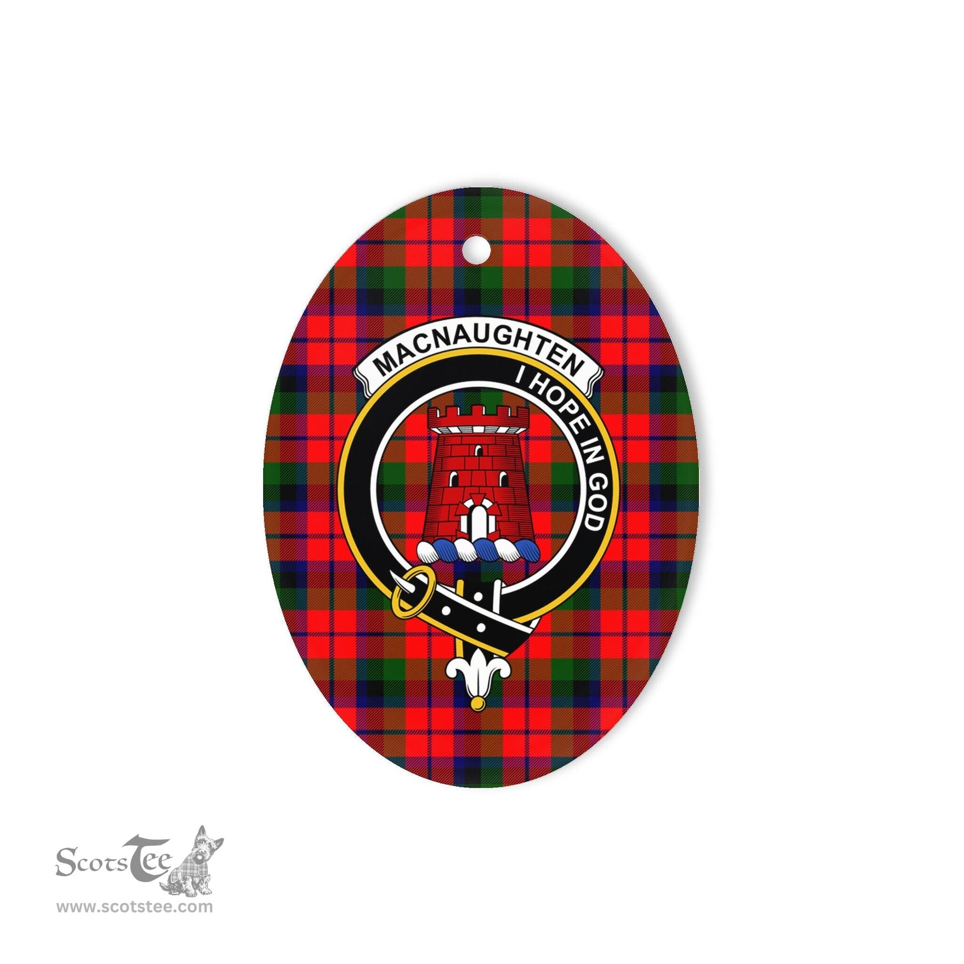 MacNaughten Scottish Clan Plaid Ornament Gift. Christmas Tree Ornament MacNaughten Clan Tartan Ornament,  ceramic ornament, personalized christmas ornaments, christmas tree ornaments, christmas door decorations, Plaid Ornament, Tartan Ceramic Ornament