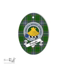 Pringle Scottish Clan Badge Plaid Ornament Gift. Christmas Tree Ornament Pringle Tartan Ornament,  ceramic ornament, personalized christmas ornaments, christmas tree ornaments, christmas door decorations, Plaid Ornament, Tartan Ceramic Ornament