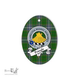 Pringle Scottish Clan Badge Plaid Ornament Gift. Christmas Tree Ornament Pringle Tartan Ornament,  ceramic ornament, personalized christmas ornaments, christmas tree ornaments, christmas door decorations, Plaid Ornament, Tartan Ceramic Ornament