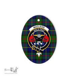Macleod Scottish Clan Plaid Ornament Gift. Christmas Tree Ornament Macleodr Clan Tartan Ornament,  ceramic ornament, personalized christmas ornaments, christmas tree ornaments, christmas door decorations, Plaid Ornament, Tartan Ceramic Ornament