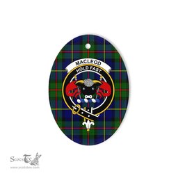 Macleod Scottish Clan Plaid Ornament Gift. Christmas Tree Ornament Macleodr Clan Tartan Ornament,  ceramic ornament, personalized christmas ornaments, christmas tree ornaments, christmas door decorations, Plaid Ornament, Tartan Ceramic Ornament