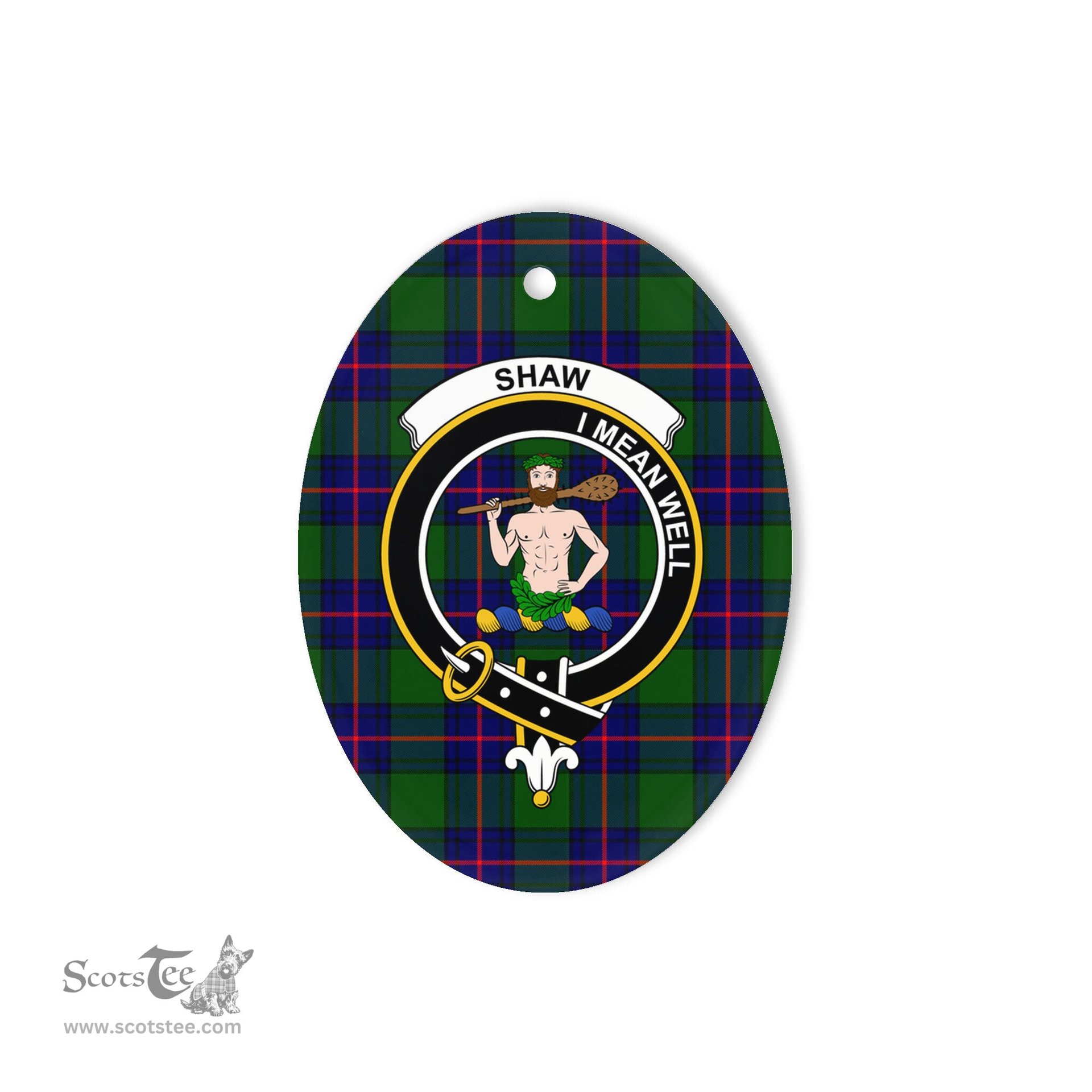 Shaw Of Sauchie Scottish Clan Plaid Ornament Gift. Christmas Tree Ornament Shaw Of Sauchie Clan Tartan Ornament,  ceramic ornament, personalized christmas ornaments, christmas tree ornaments, christmas door decorations, Plaid Ornament, Tartan Ceramic Ornament