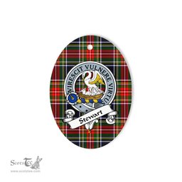 Stewart High Stewards Scottish Clan Badge Plaid Ornament Gift. Christmas Tree Ornament Stewart High Stewards Tartan Ornament,  ceramic ornament, personalized christmas ornaments, christmas tree ornaments, christmas door decorations, Plaid Ornament, Tartan Ceramic Ornament