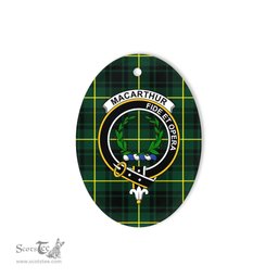 Macarthur Scottish Clan Plaid Ornament Gift. Christmas Tree Ornament Macarthur Clan Tartan Ornament,  ceramic ornament, personalized christmas ornaments, christmas tree ornaments, christmas door decorations, Plaid Ornament, Tartan Ceramic Ornament