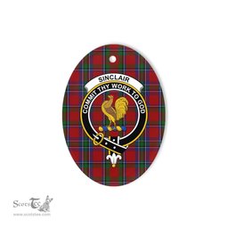 Sinclair Scottish Clan Plaid Ornament Gift. Christmas Tree Ornament Sinclair Clan Tartan Ornament,  ceramic ornament, personalized christmas ornaments, christmas tree ornaments, christmas door decorations, Plaid Ornament, Tartan Ceramic Ornament