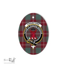 Crawford Scottish Clan Plaid Ornament Gift. Christmas Tree Ornament Crawford Clan Tartan Ornament,  ceramic ornament, personalized christmas ornaments, christmas tree ornaments, christmas door decorations, Plaid Ornament, Tartan Ceramic Ornament
