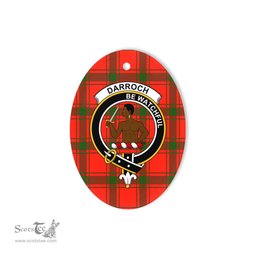 Darroch Scottish Clan Plaid Ornament Gift. Christmas Tree Ornament Darroch Clan Tartan Ornament,  ceramic ornament, personalized christmas ornaments, christmas tree ornaments, christmas door decorations, Plaid Ornament, Tartan Ceramic Ornament