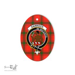 Darroch Scottish Clan Plaid Ornament Gift. Christmas Tree Ornament Darroch Clan Tartan Ornament,  ceramic ornament, personalized christmas ornaments, christmas tree ornaments, christmas door decorations, Plaid Ornament, Tartan Ceramic Ornament